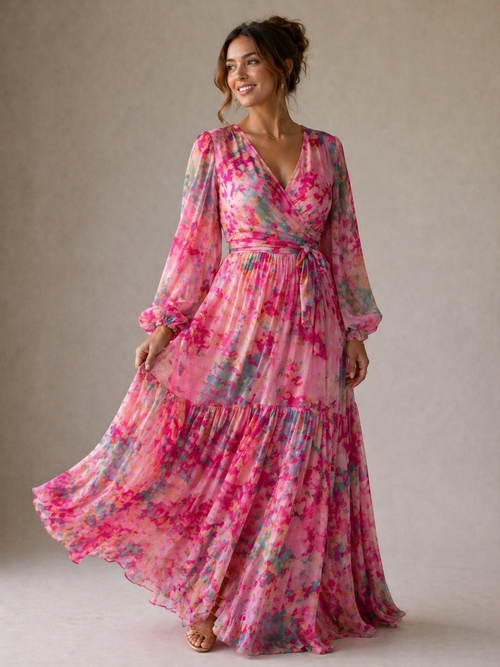 Anouk | Vestido Maxi Floral Cruzado