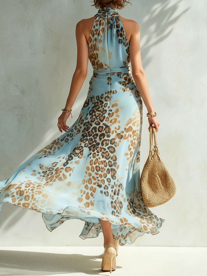 Sira- Vestido largo con estampado