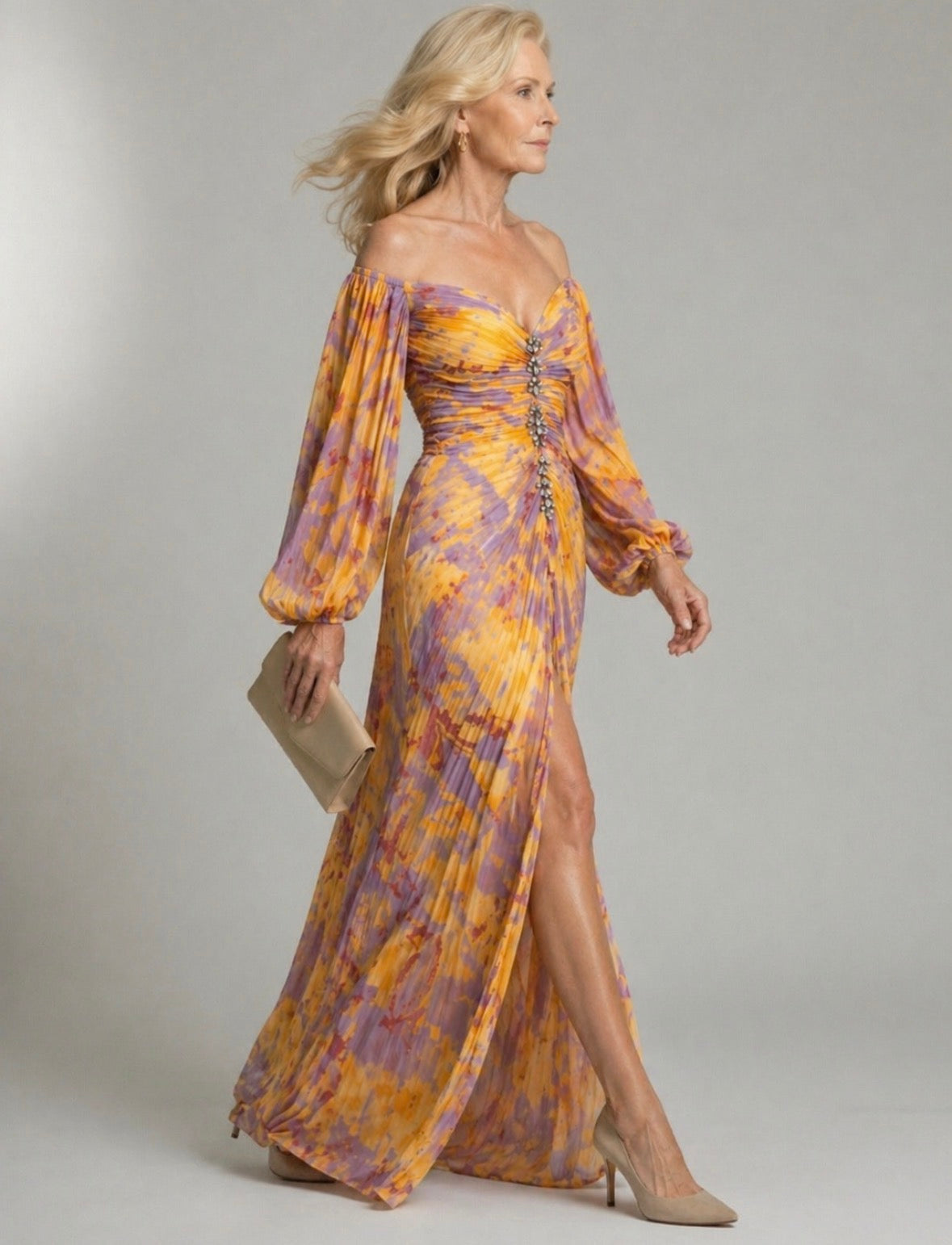 Celestine | Vestido de Noche con Hombros Descubiertos