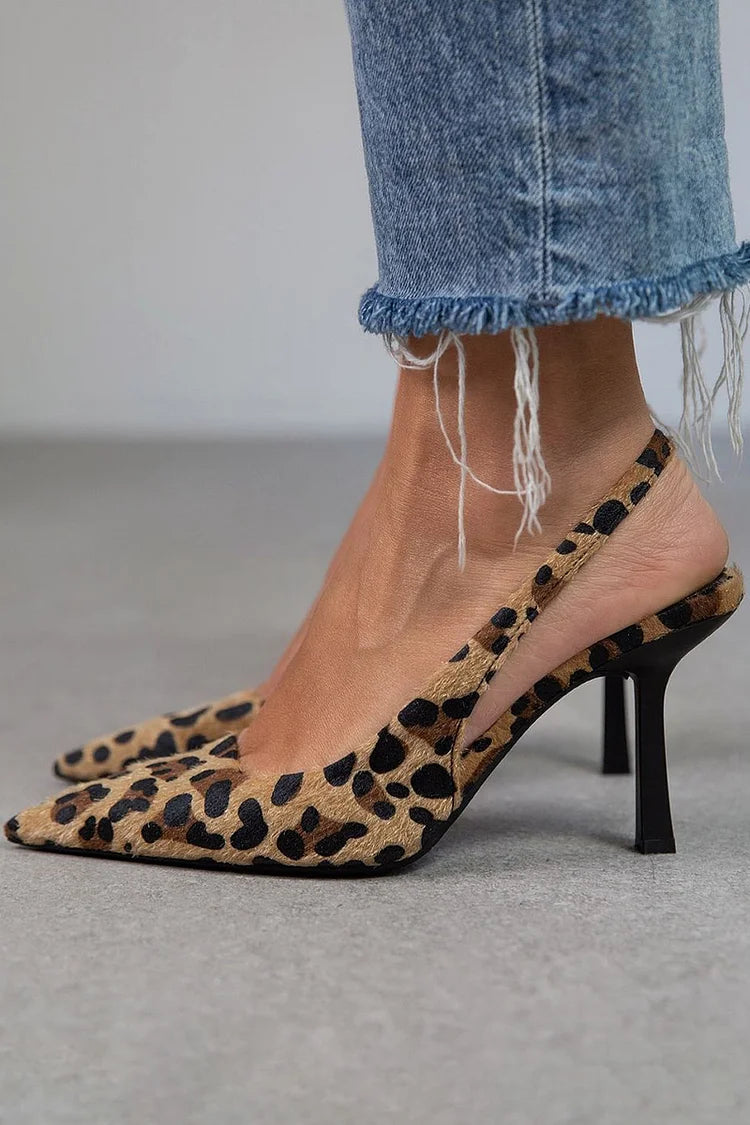 Leonor | Tacones Leonor de leopardo