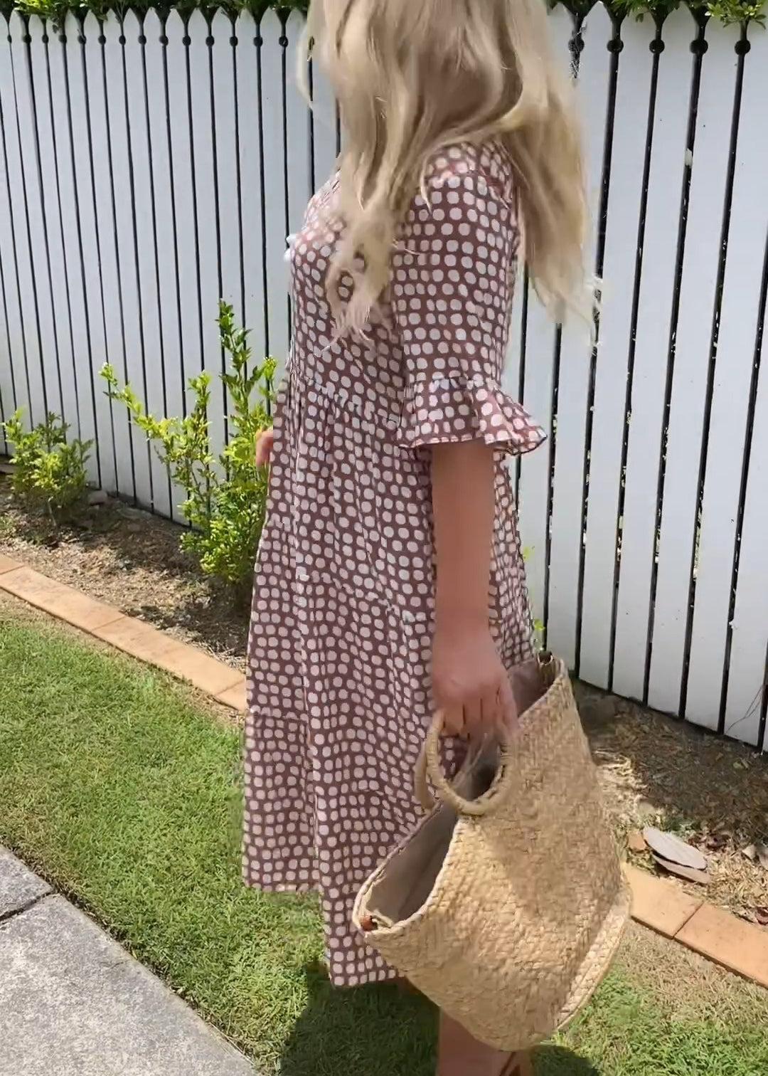 Bridget | Vestido de Verano Escalonado y Fresco