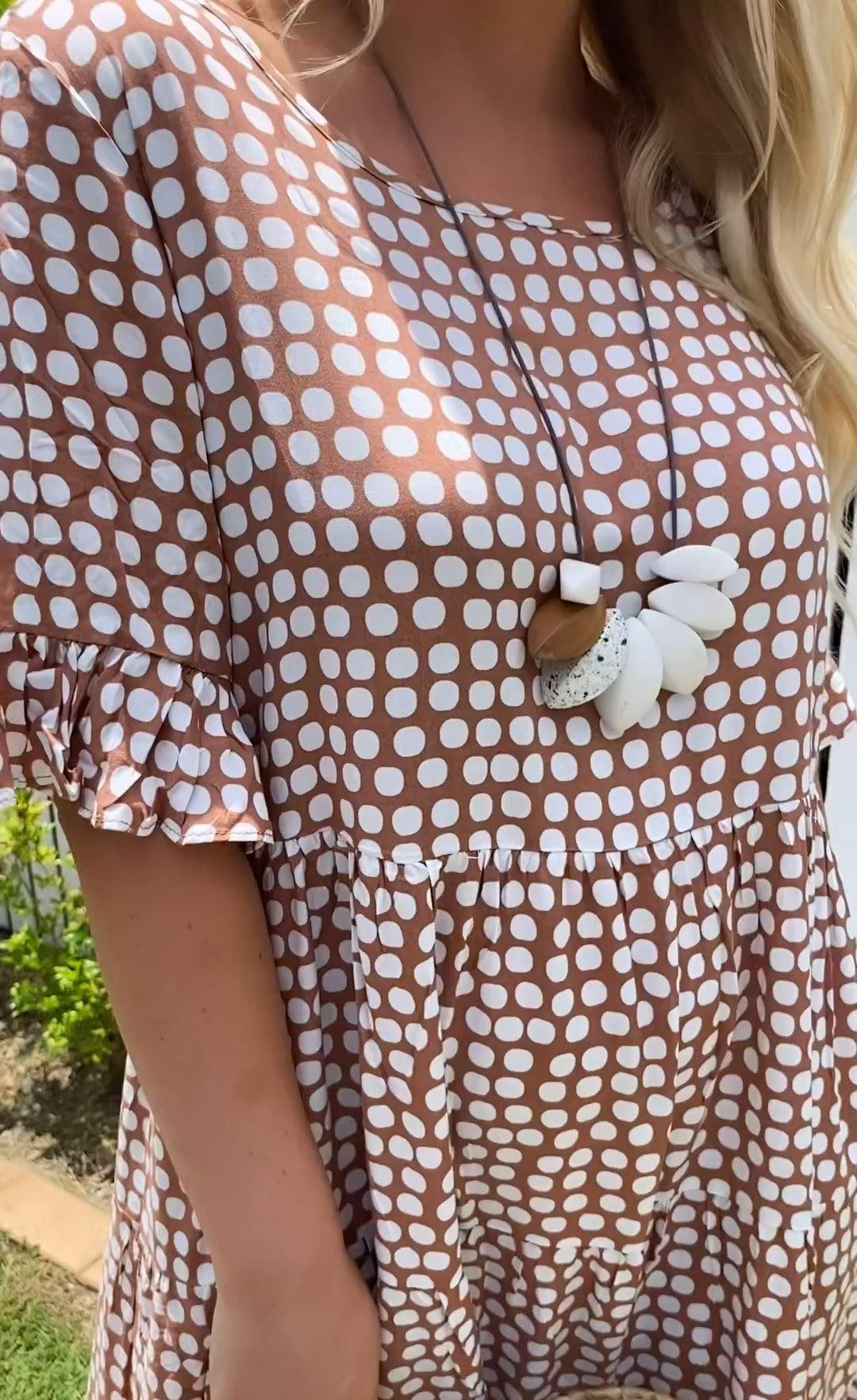 Bridget | Vestido de Verano Escalonado y Fresco