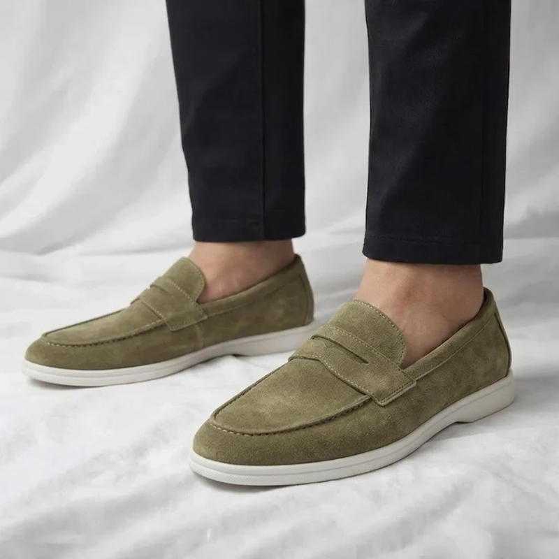 Mayfair Suede Penny Loafers
