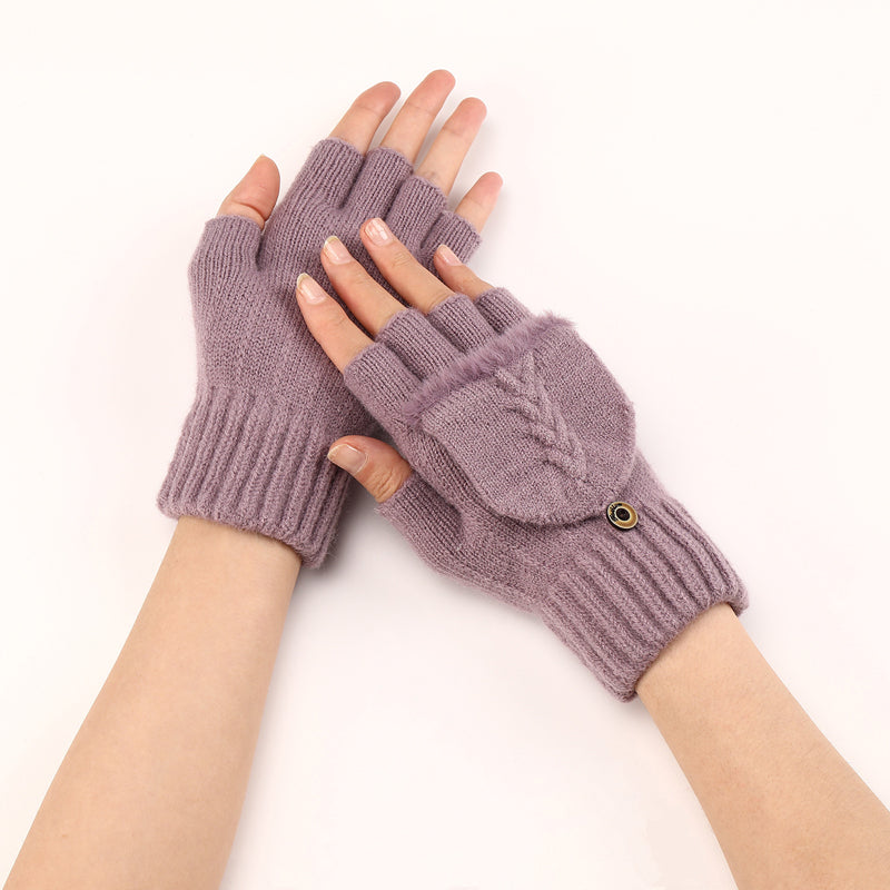Guantes Cálidos de Color Liso