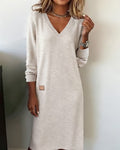 Lunara | Vestido de Punto Minimalista y Acogedor
