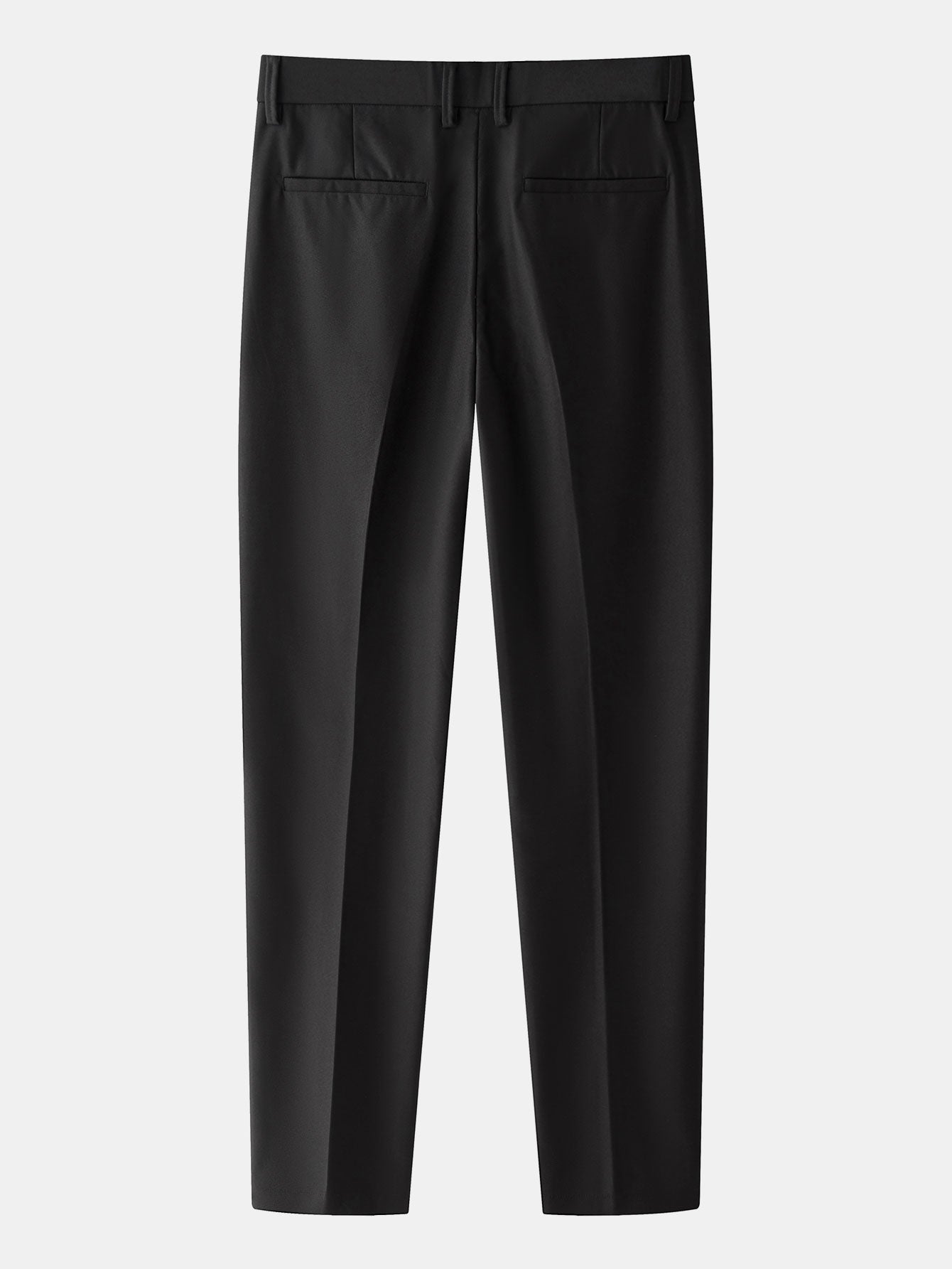 Polo de punto con cremallera texturizada y ribetes en contraste y pantalones ajustados de corte cónico