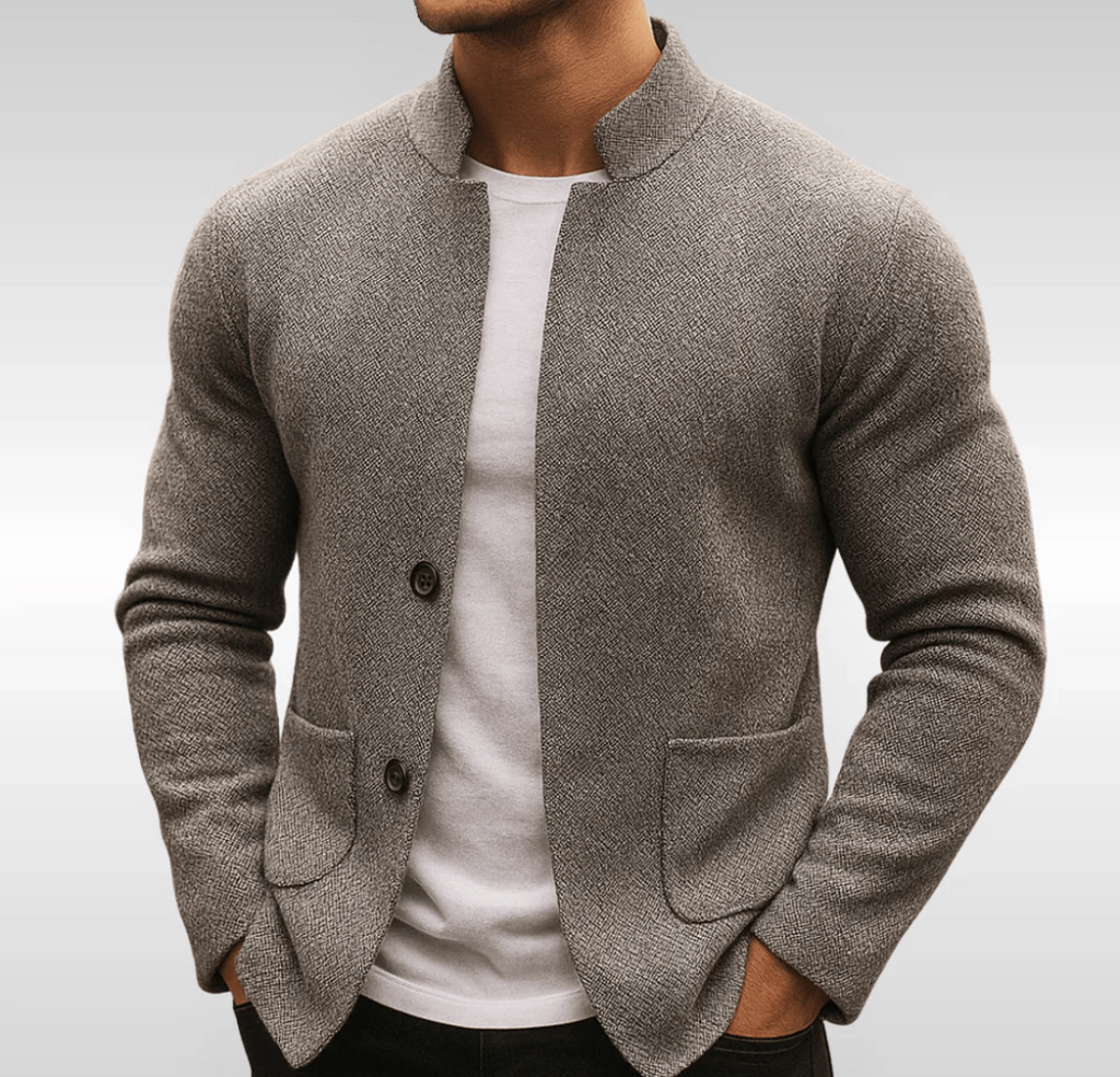 León | Chaqueta de punto elegante