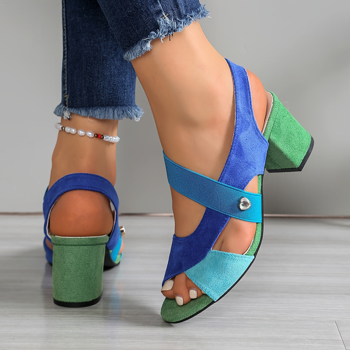 Linda | Tacones Gruesos Ortopédicos de Comodidad