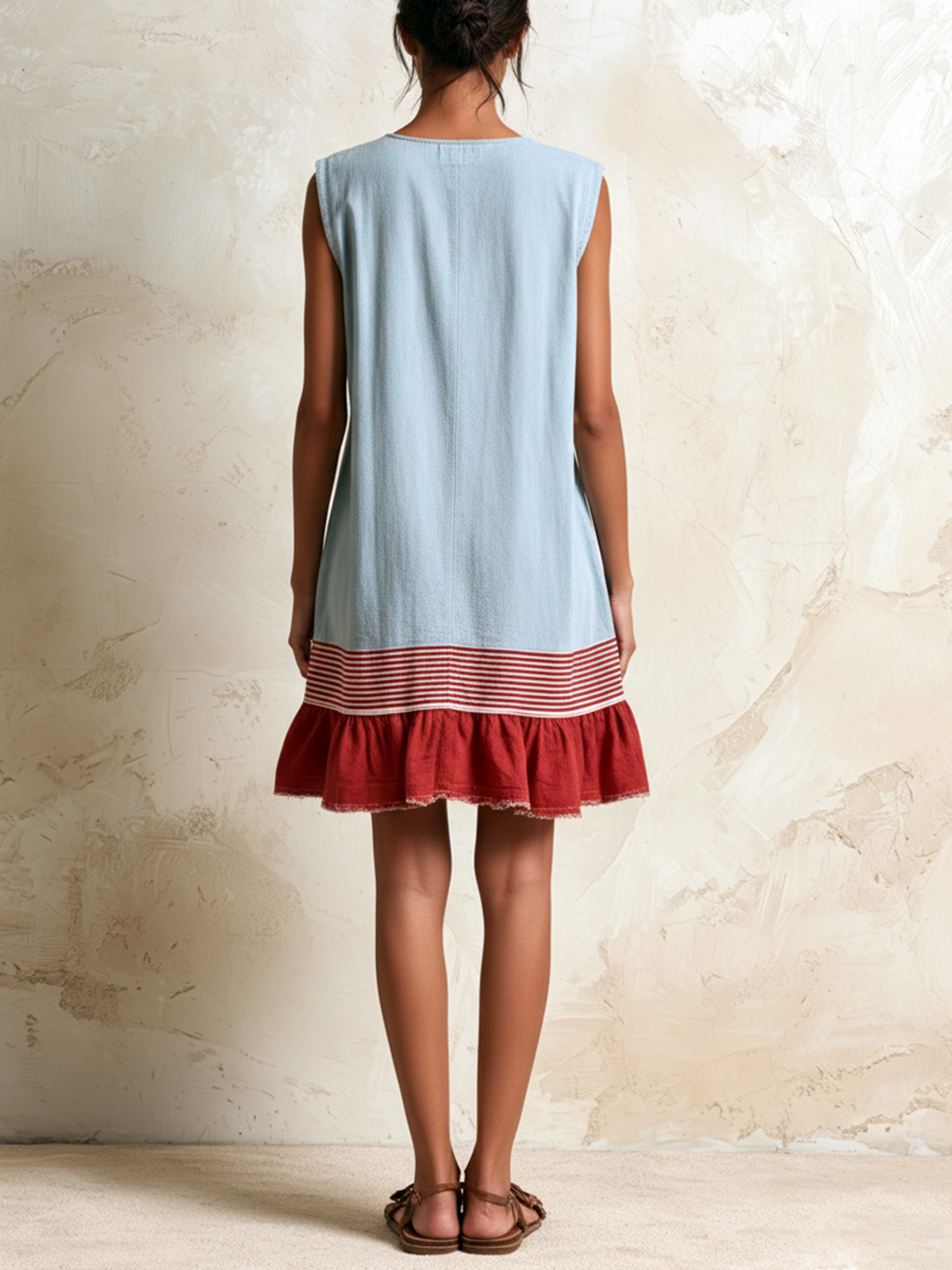 Hazel | Vestido Túnica con Bajo de Volantes