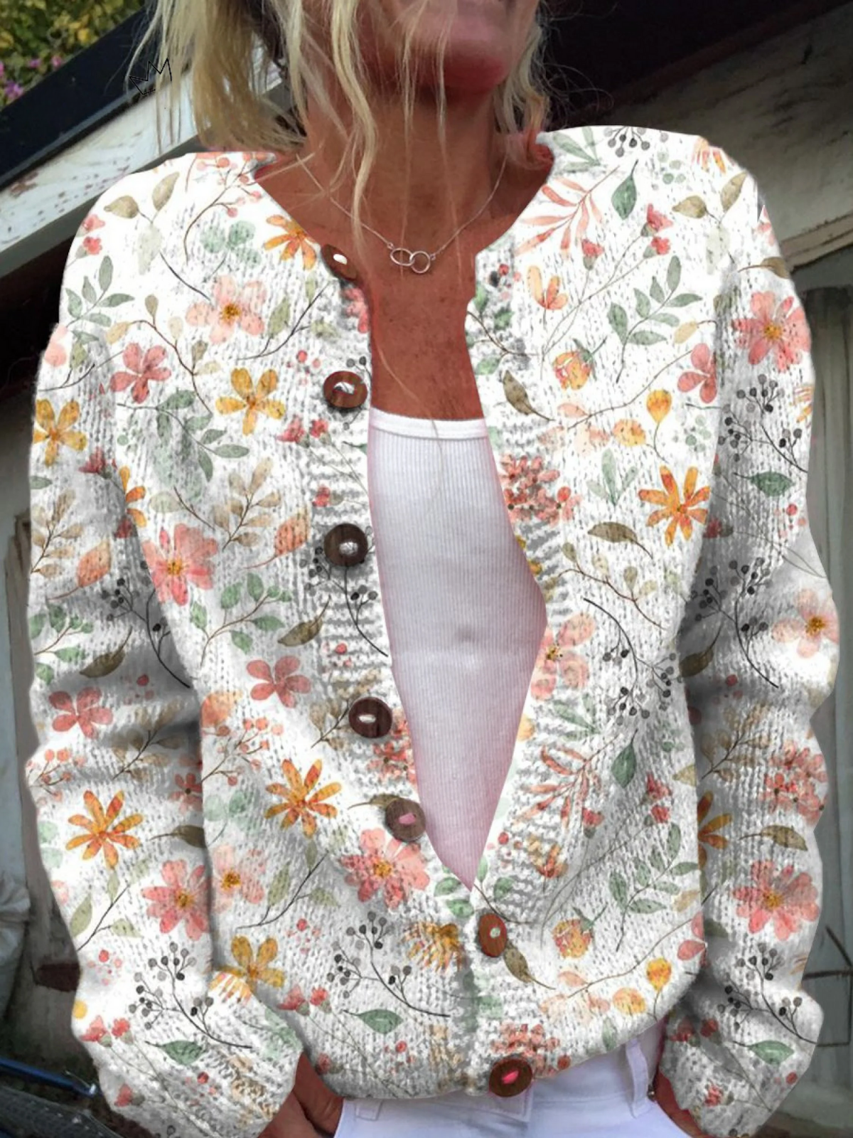 Greta | Cárdigan Floral Vintage