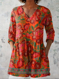 Marion | Blusa Larga con Cuello en V