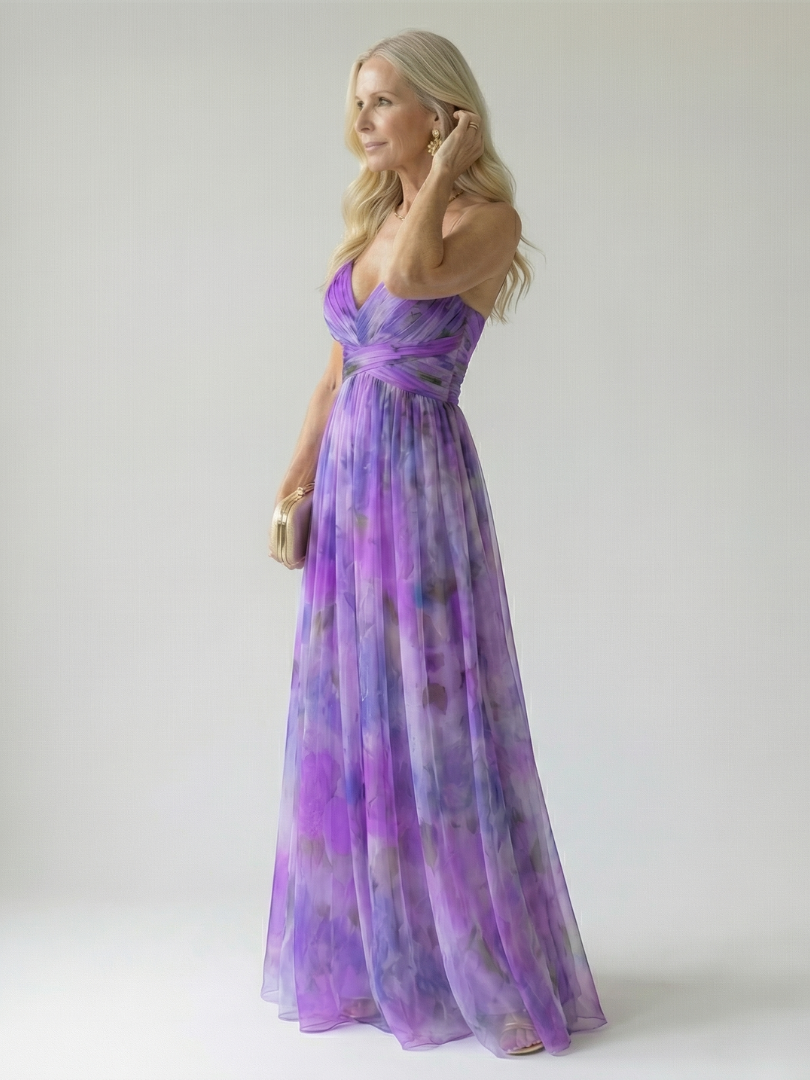 Coraline | Vestido Maxi Cruzado Fluido