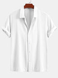 Camisa de botones con estampado jacquard geométrico