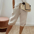 Fenley | Short Capri de Lino con Cordón