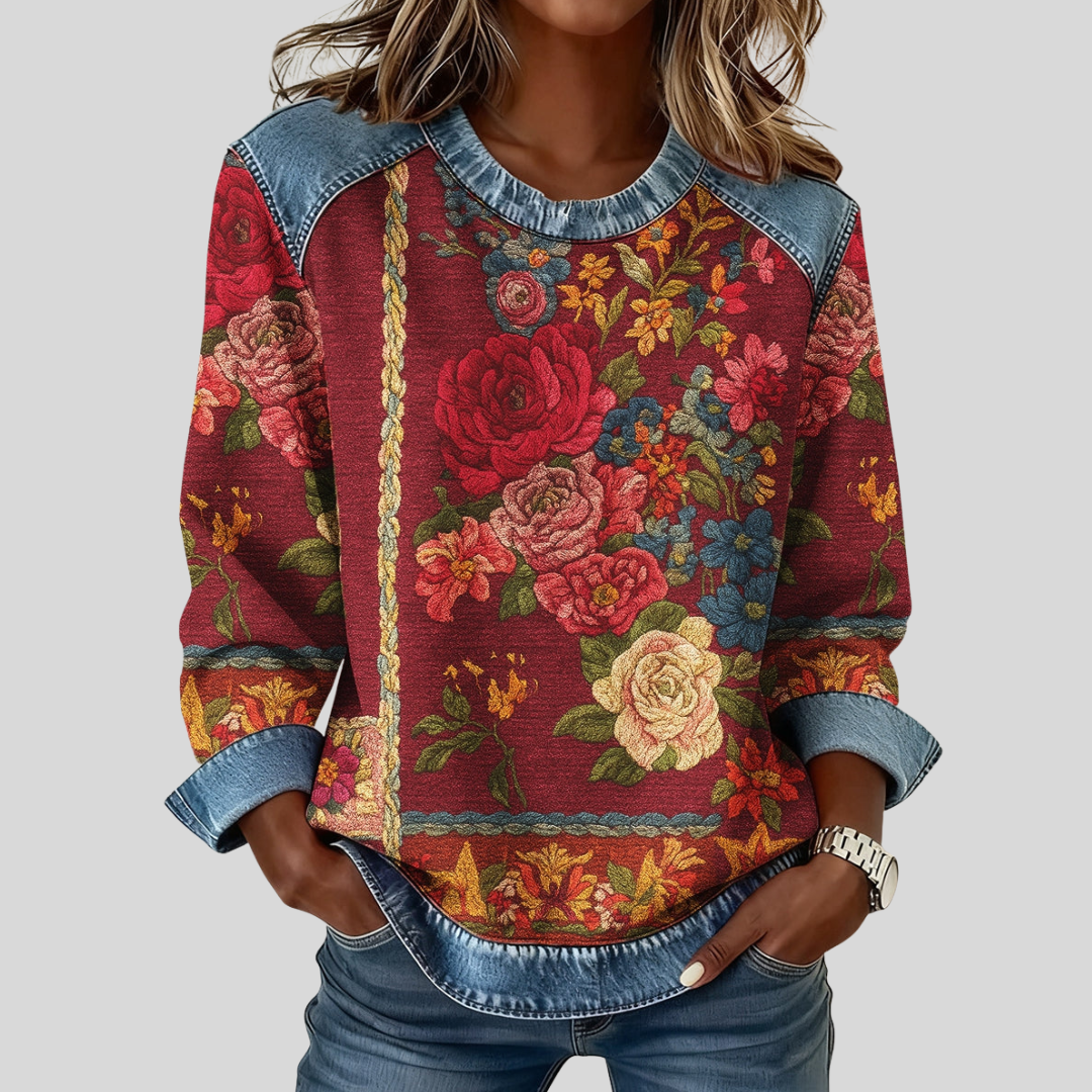 Junelle™ | Sudadera de Estampado Floral