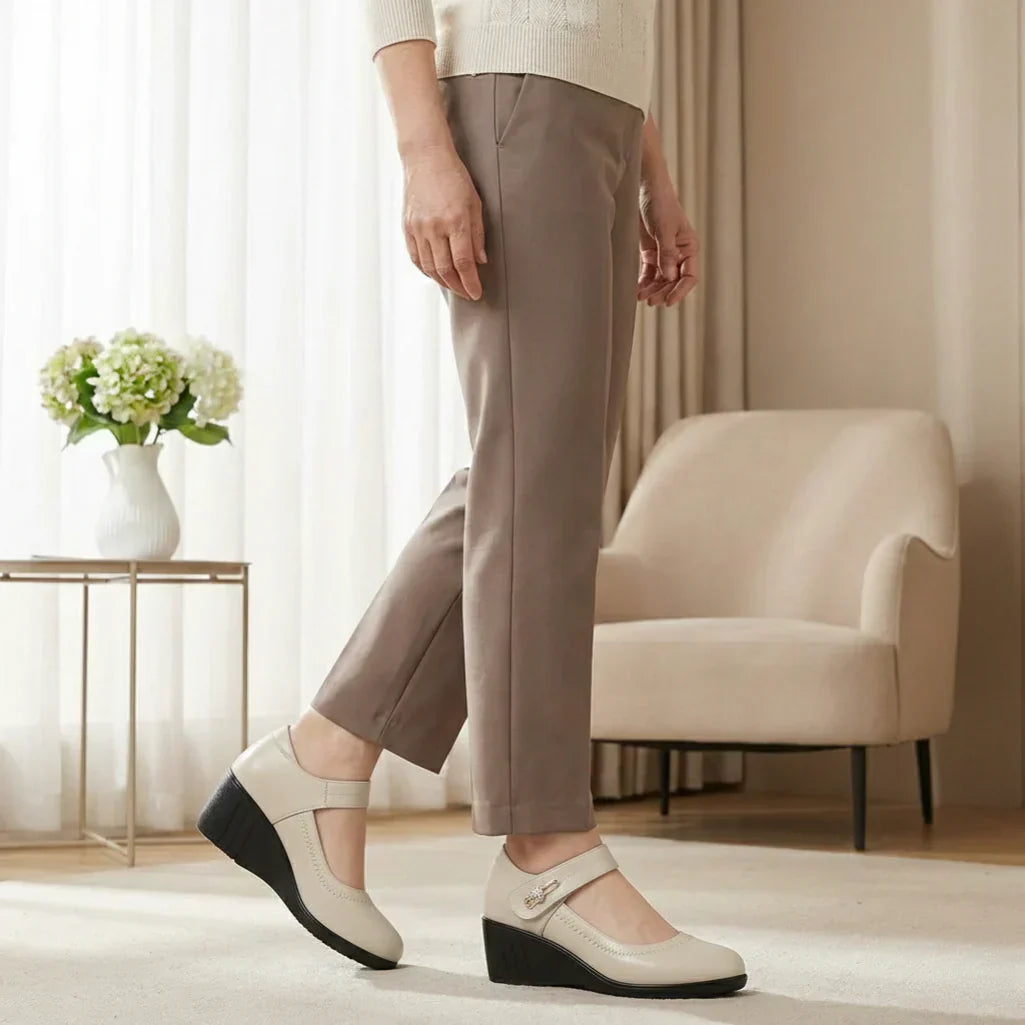 Zapatos de piel Camila Comfort con buen soporte
