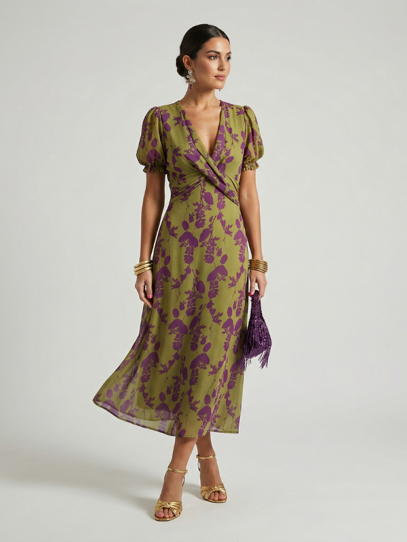 Cosima | Vestido Midi Floral Relajado