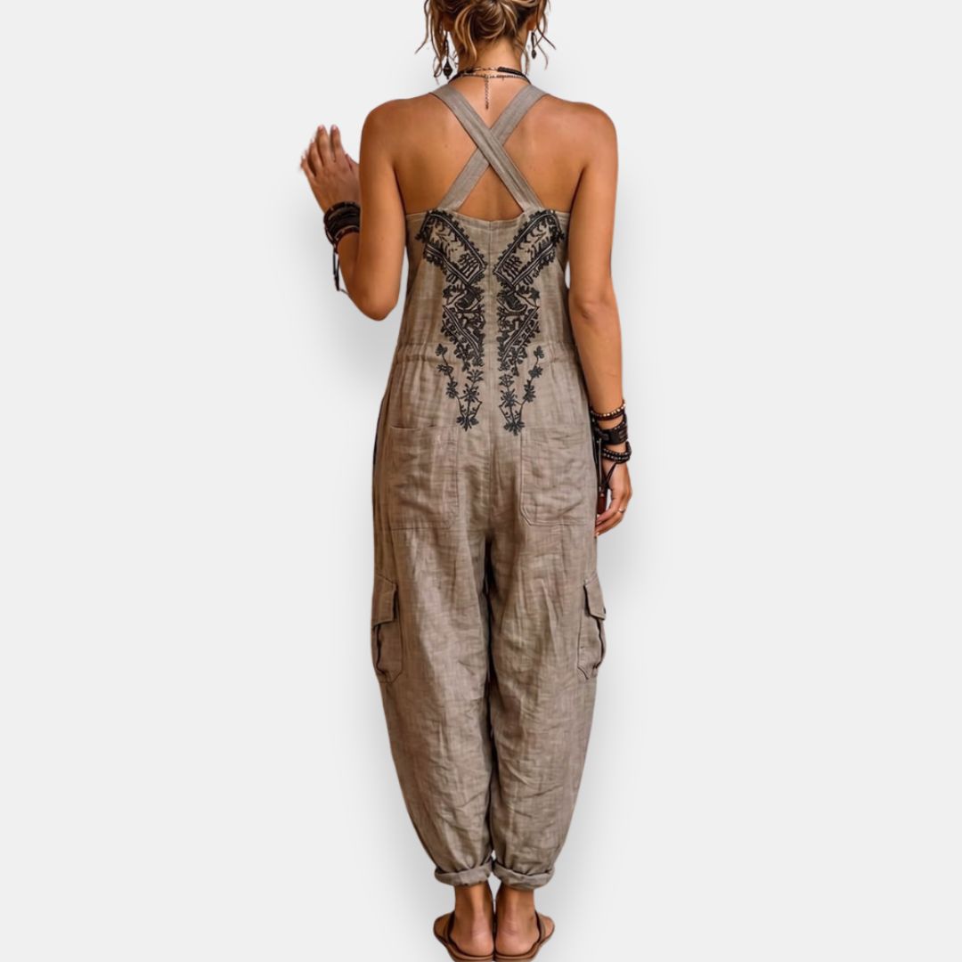 María Teresa | Mono bohemio bordado