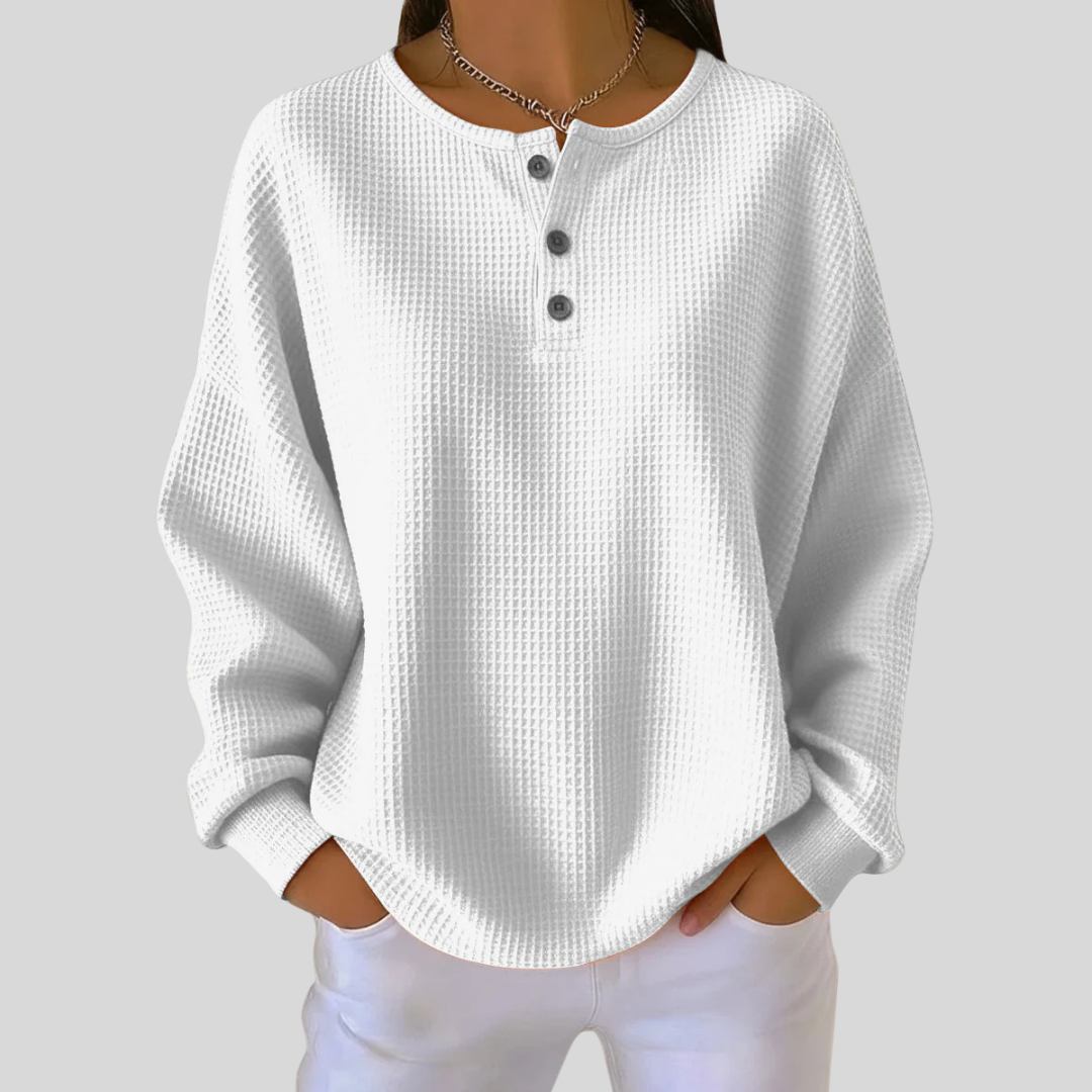 Nessa™ | Sudadera Casual Estilo Henley