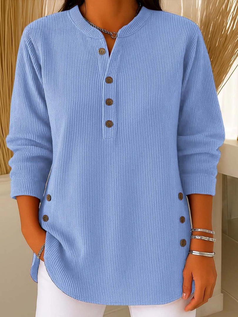 Neva | Túnica Henley con Botones