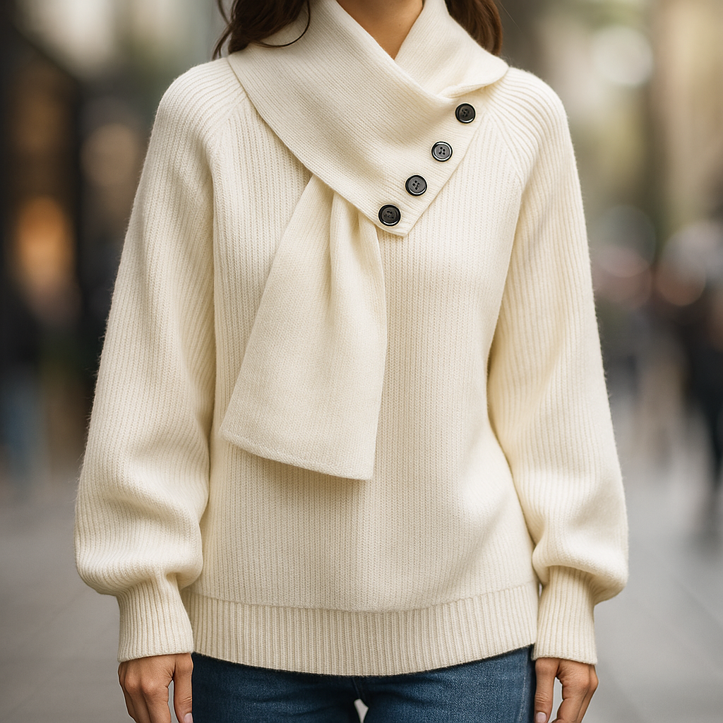Marilee | Jersey Acogedor con Cuello Bufanda