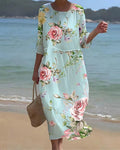 Keely | Vestido Flor de Atardecer
