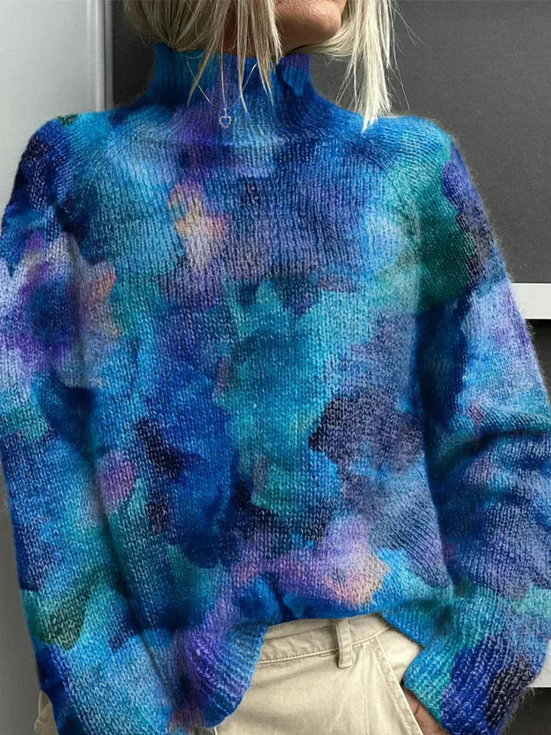 Aimelie | Jersey de Cuello Alto Cálido y Elegante