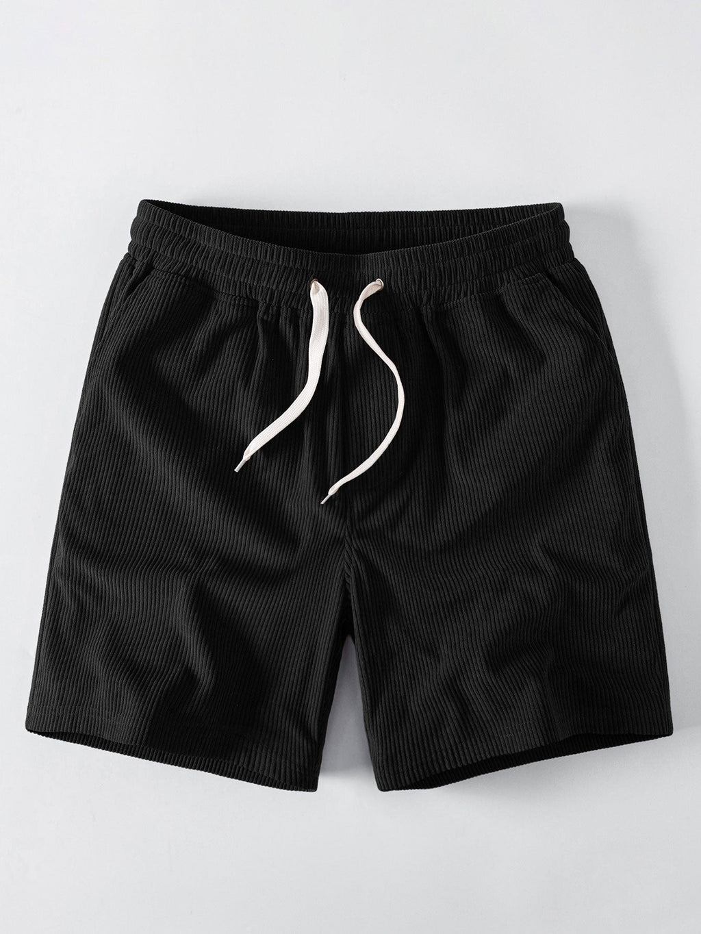 Regular Fit 1% Battery Print Cotton T-Shirt & Corduroy 7" Shorts