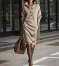 Aveline | Vestido de Punto Elegante de Invierno