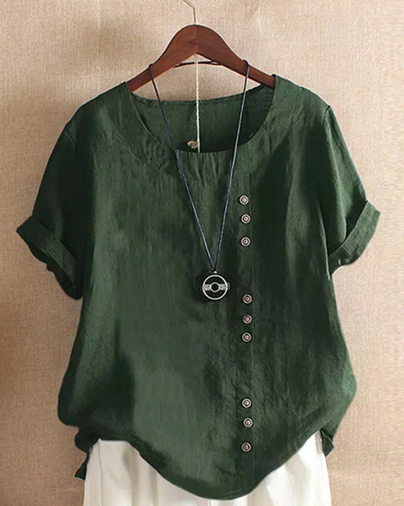 Matilda | Blusa Relajada con Detalle de Botones