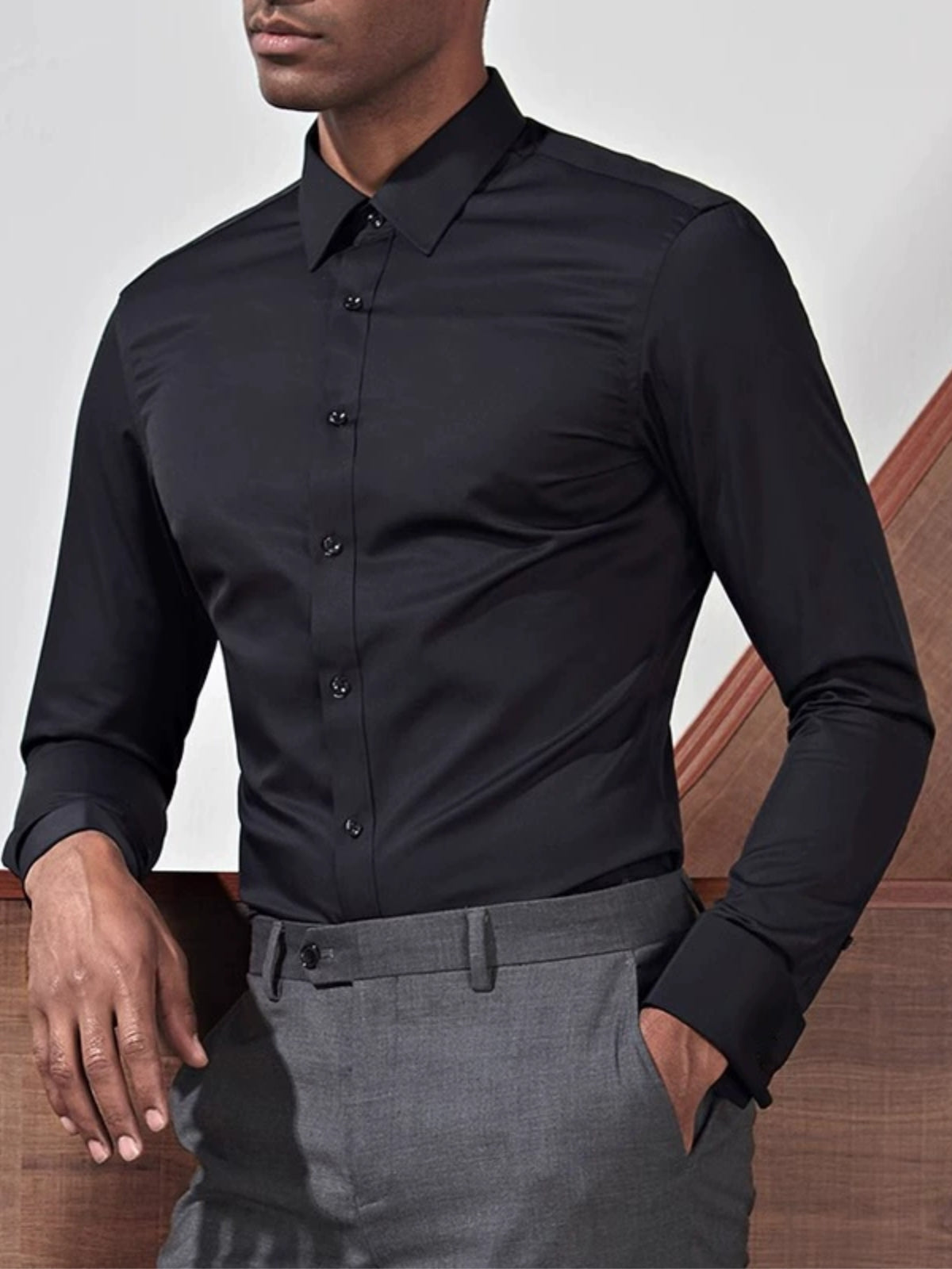 Colston | Camisa elástica que no necesita plancha