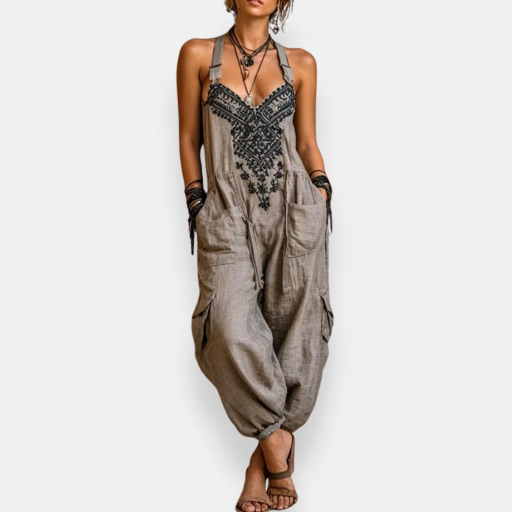 María Teresa | Mono bohemio bordado