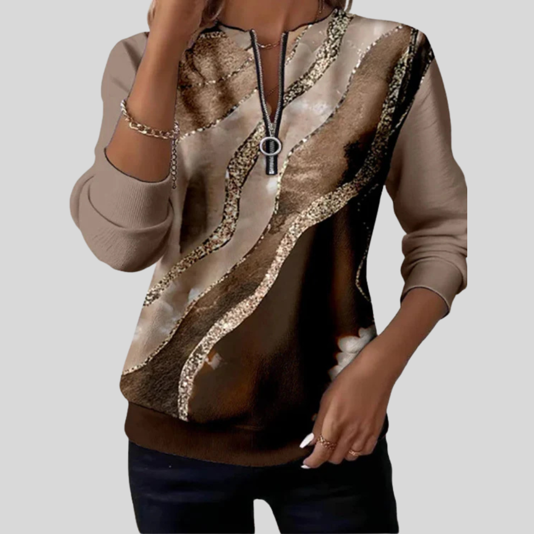 Nirvelle™ | Sudadera de Estampado Vintage