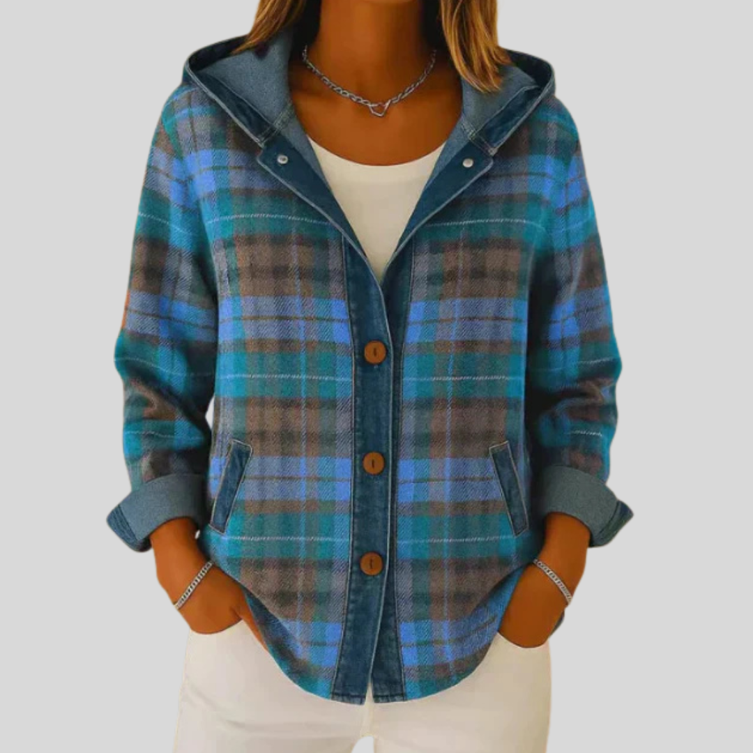 Hildred™ | Camisa-Chaqueta de Cuadros con Capucha