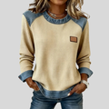 Delancine™ | Sudadera Gofre con Diseño Patchwork