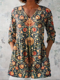 Celine | Blusa Larga con Cuello en V