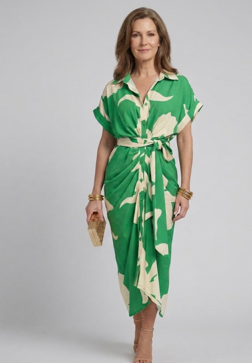 Wren | Vestido Camisero con Cinturón
