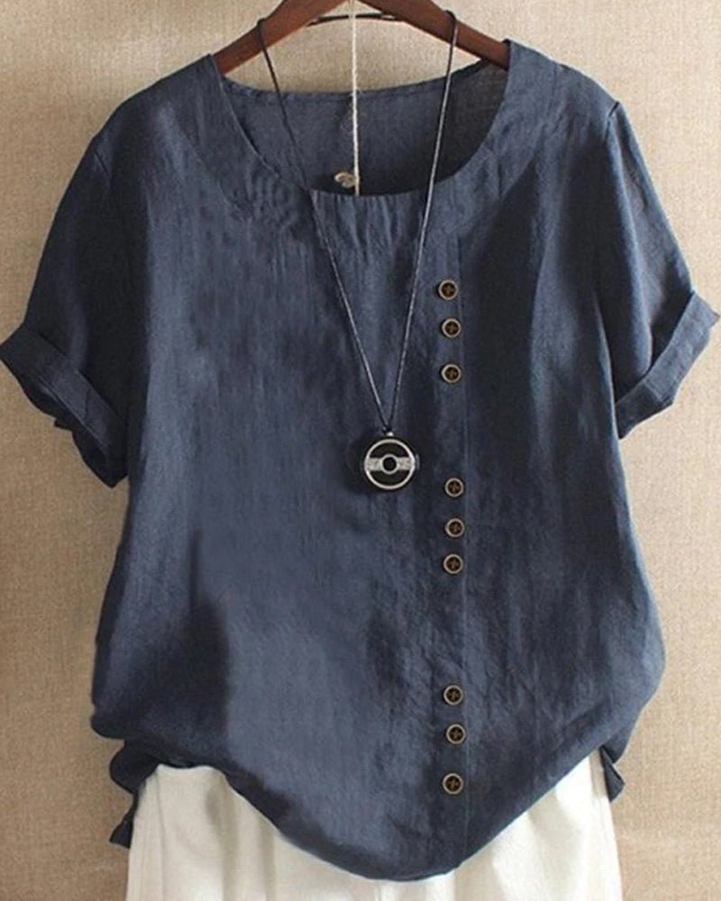 Matilda | Blusa Relajada con Detalle de Botones