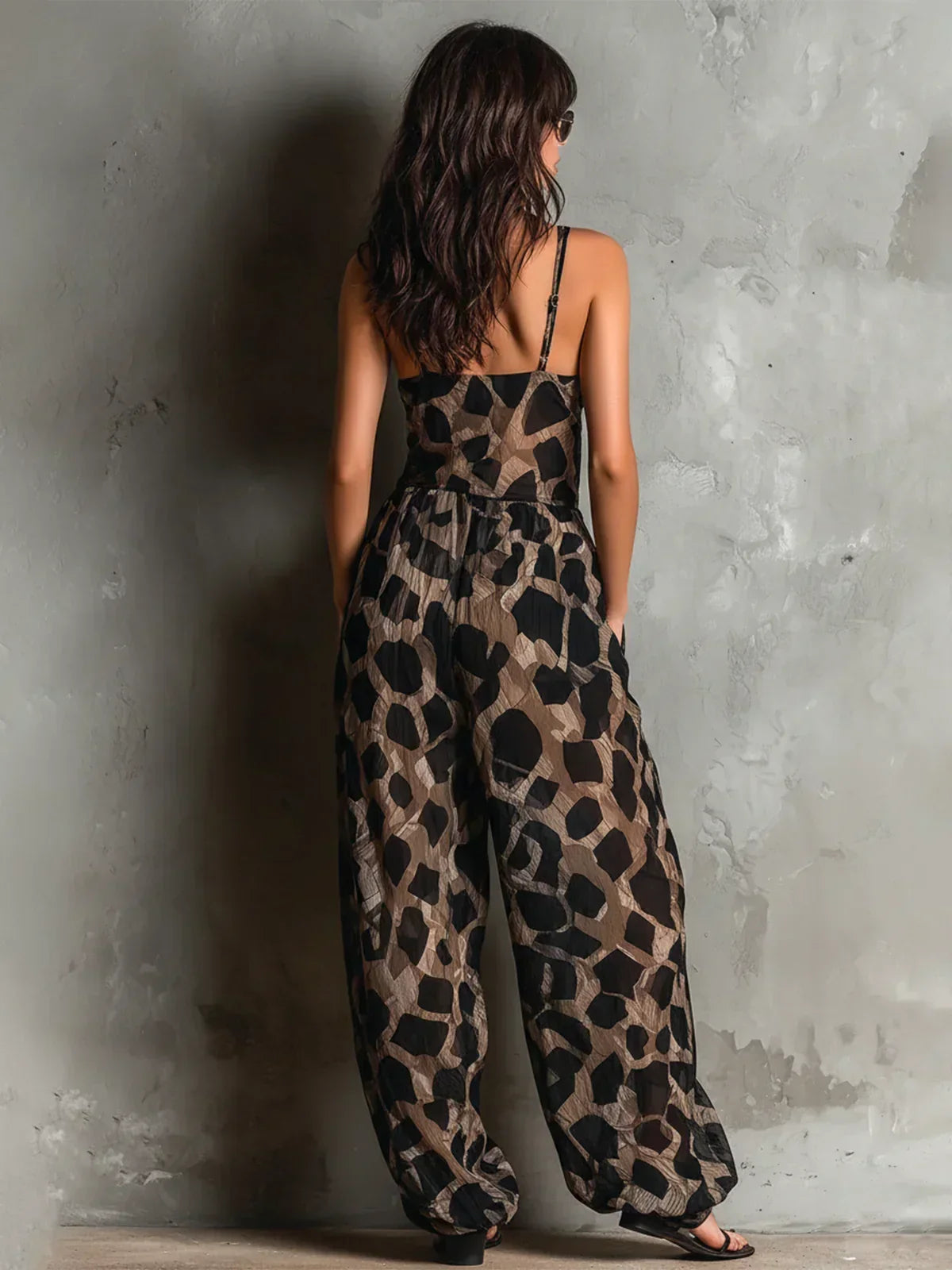 Estela | Mono con Estampado de Leopardo