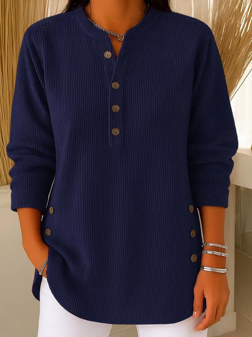 Neva | Túnica Henley con Botones