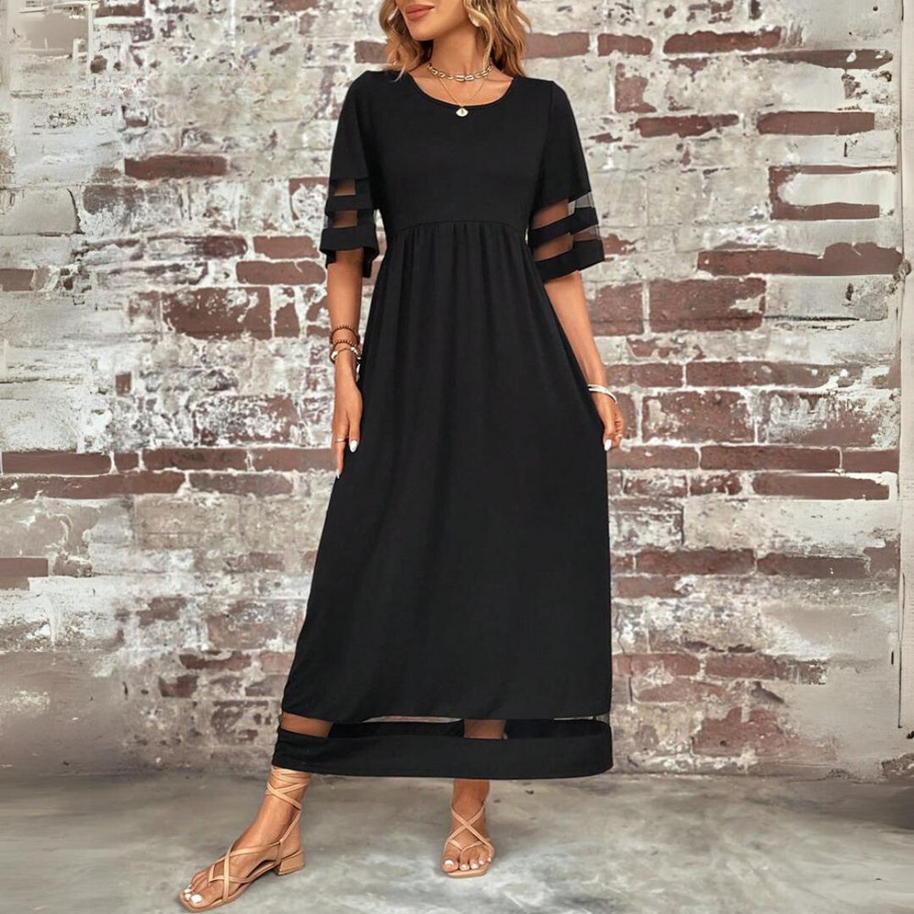Aubrey™ | Vestido Midi Favorecedor y Alisador de Abdomen