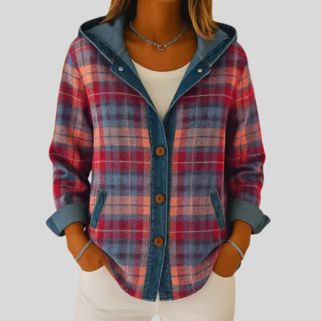 Hildred™ | Camisa-Chaqueta de Cuadros con Capucha