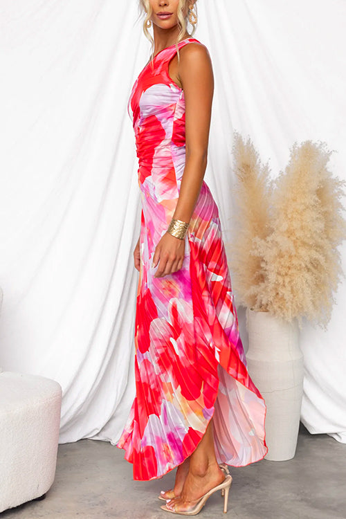 Adeline™ | Vestido de Noche Tropical Vibrante