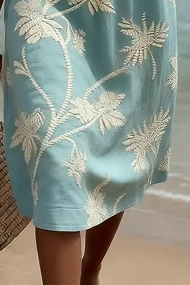 Nemi™ | Vestido Midi Floral Elegante