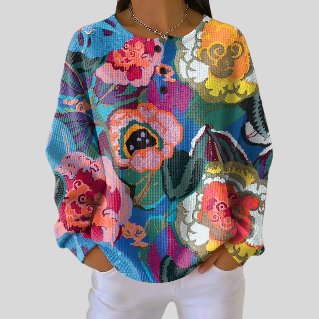 Adorna™ | Sudadera Floral de Colores