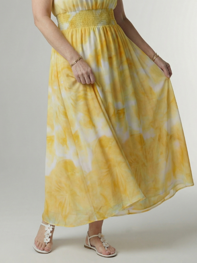 Winifred | Vestido Midi Halter Fruncido