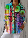 Fenna | Blusa de Flores Artísticas
