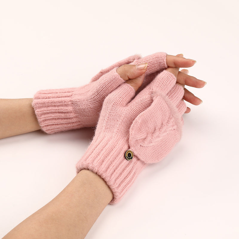 Guantes Cálidos de Color Liso