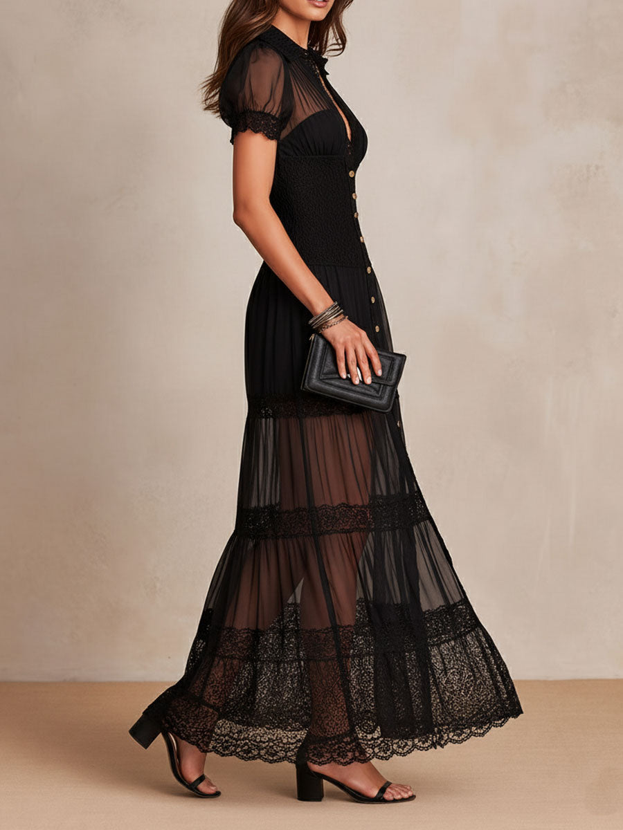 Gillian™ Vestido Maxi Elegante