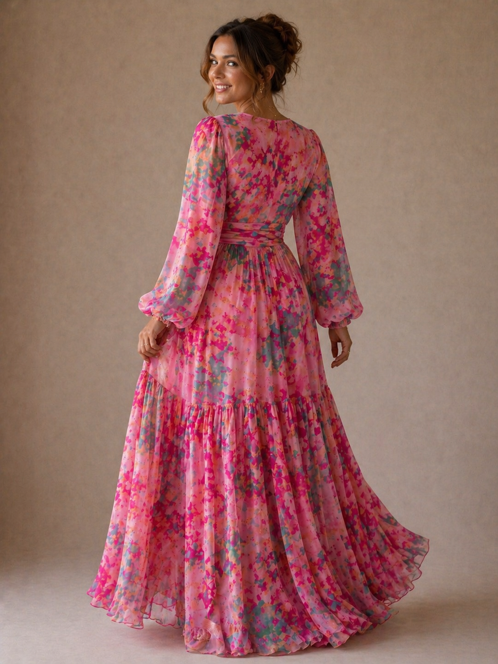 Anouk | Vestido Maxi Floral Cruzado